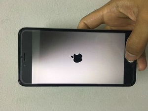 iPhone 6 lcd ada bayangan hitam diganti lcd yg baru juga tetap sama